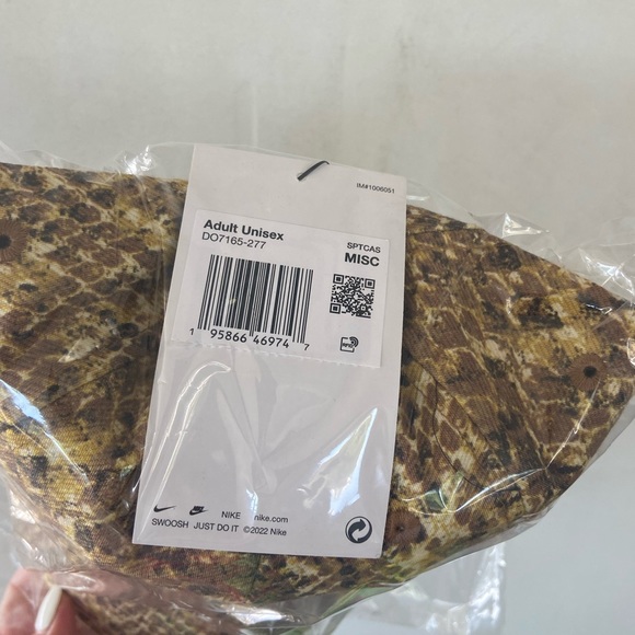 SUPREME x NIKE ACG • denim 6 panel hat gold snakeprint - Picture 4 of 5